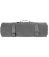 88105 Plaid SOL'S Plaid Fleece Blanket Charcoal colour image